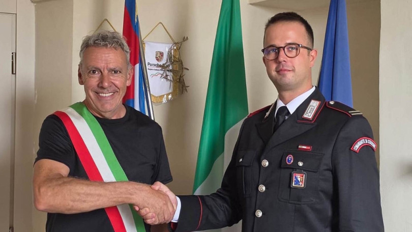 Il maresciallo Andrea Margoni lascia il comando della Stazione Carabinieri di Fubine